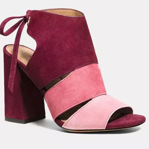 NWT COACH Minetta Colorblock Sandal - Picture 2 of 8